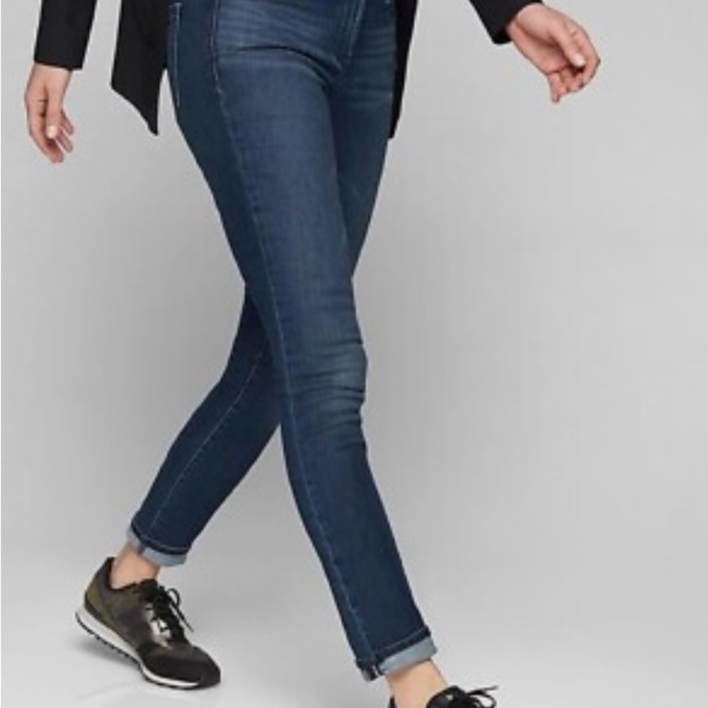 Athleta Skulptek Women's Skinny Jeans - Dark Blue
